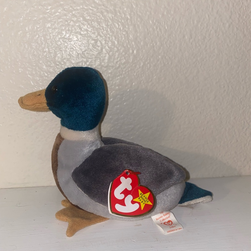 SUPER RARE TY BEANIE BABY JAKE MALLARD SO MANY ERRORS!!!